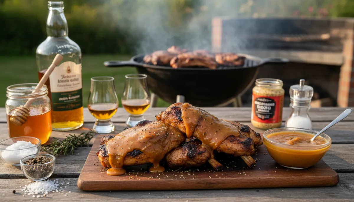 Honey-Whisky Mustard Glaze