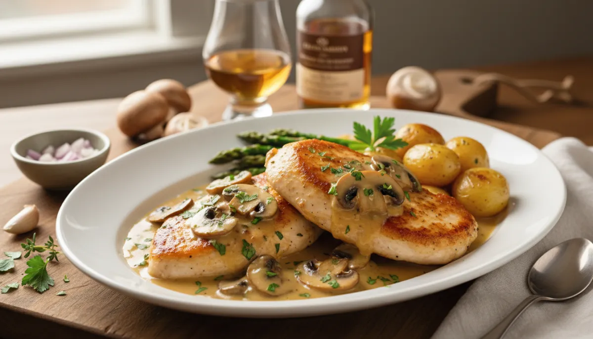 Whisky Infused Chicken Supreme