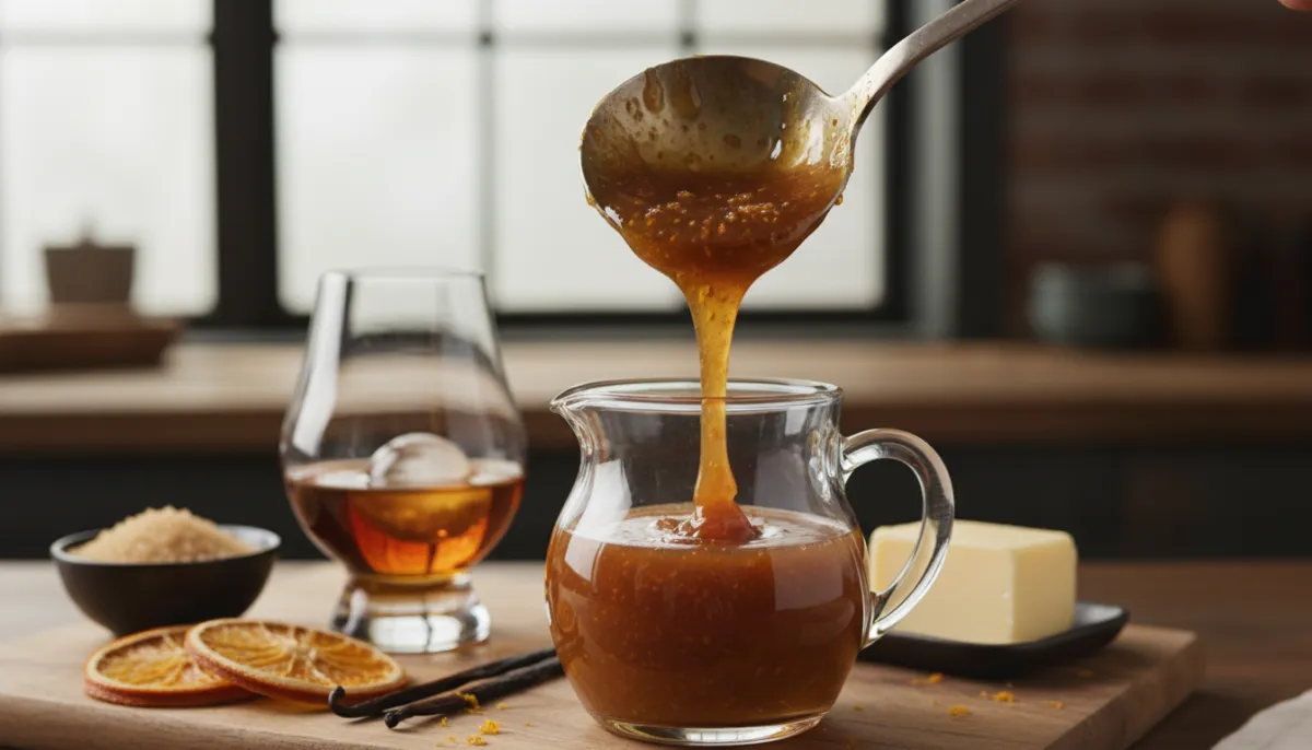 Whisky Caramel-Orange Glaze