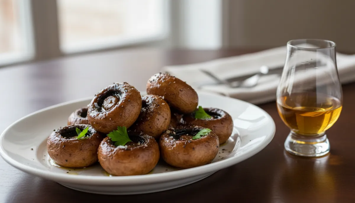 Whisky Balsamic Mushrooms