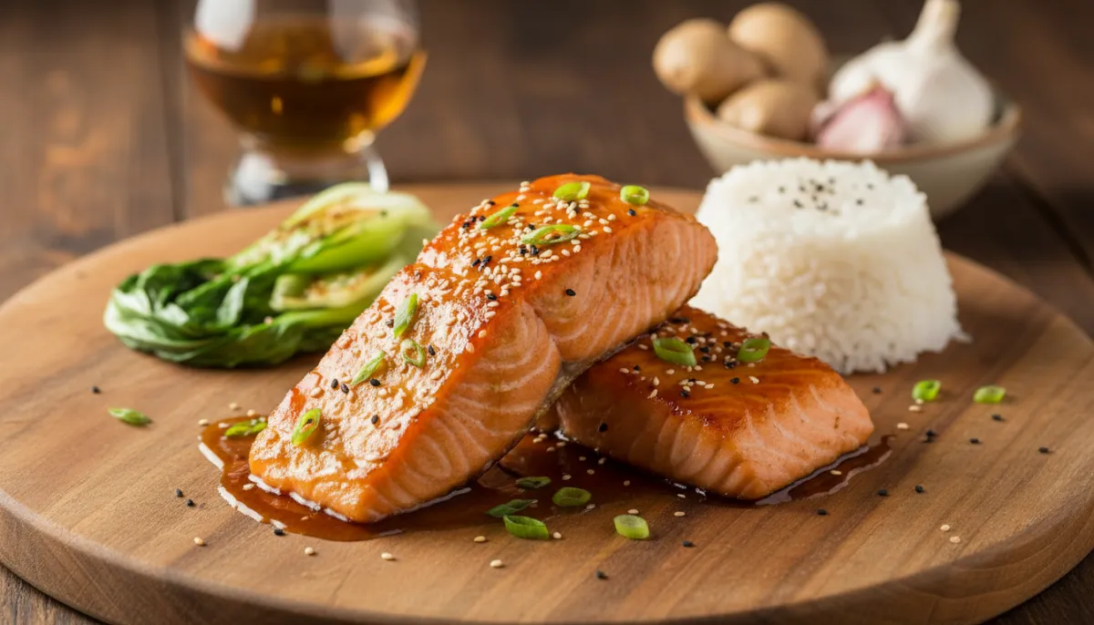 Whisky Glazed Salmon