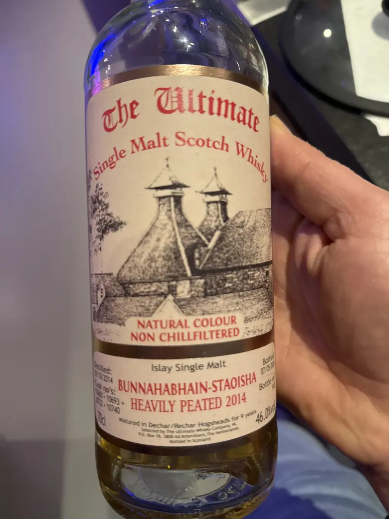 Bunnahabhain Staoisha Ibisco Decanter 9 Years Old 2013 0,70 ltr 46%