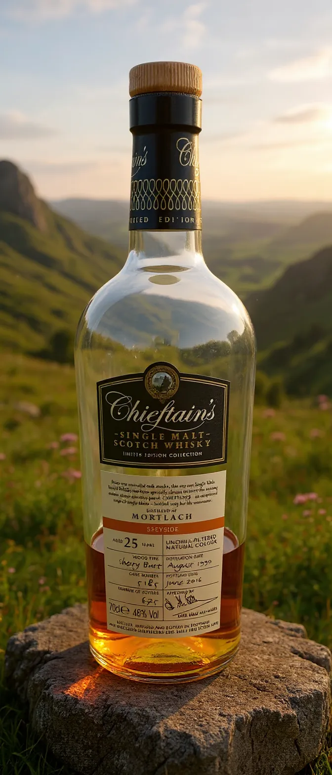 Mortlach 1990 Chieftain`s Single Malt Scotch Whisky 25yr