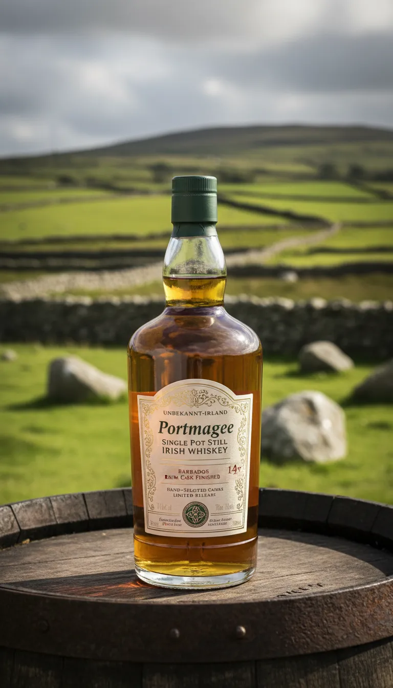 Portmagee Single Pot Still Irish Whiskey - Barbados Rum Cask Finished