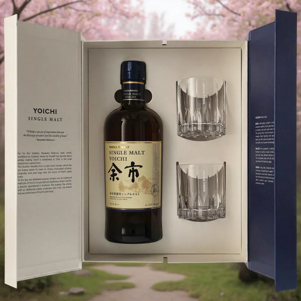Miyagikyo (Nikka) Nikka Yoichi Single Malt im Set mit Riedel-Tumblern