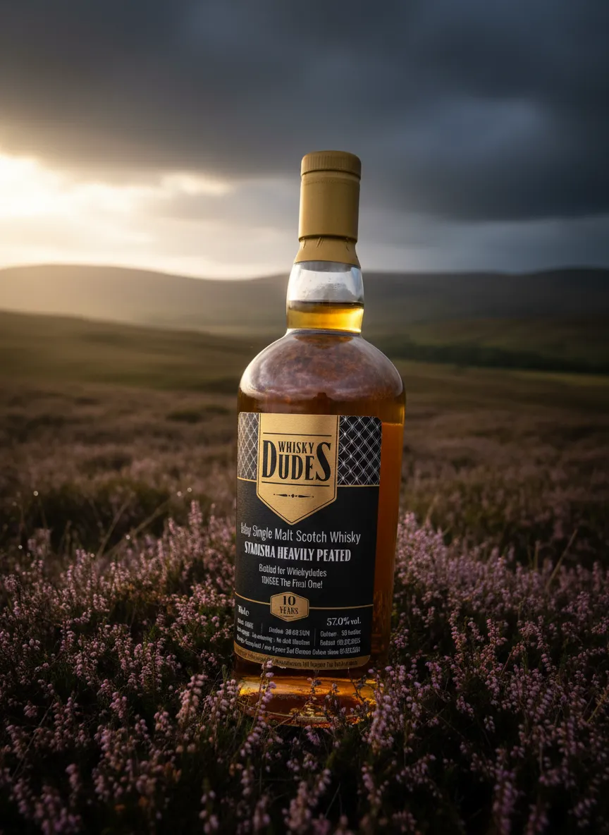 Bunnahabhain Staoisha 10 Years Old 2014 Whiskydudes 0,70 ltr 57%