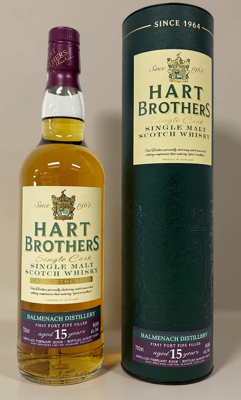 Balmenach 15 Years Old 2008 Hart Brothers 0,70 ltr 54,6%